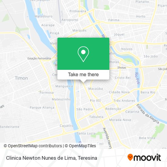 Clinica Newton Nunes de Lima map