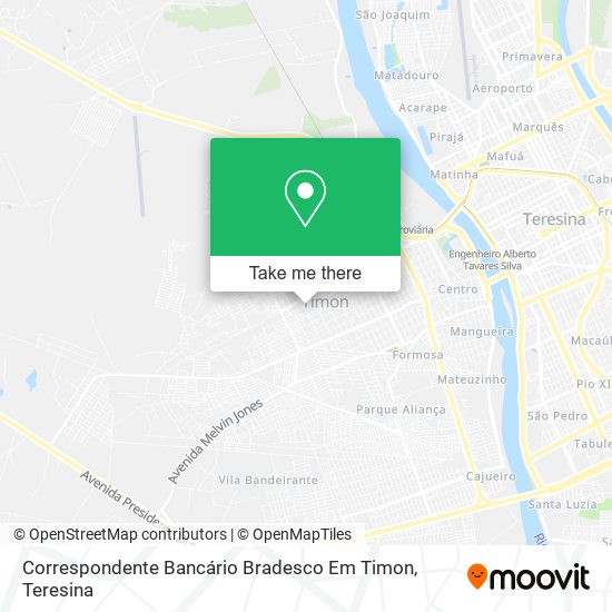 Correspondente Bancário Bradesco Em Timon map