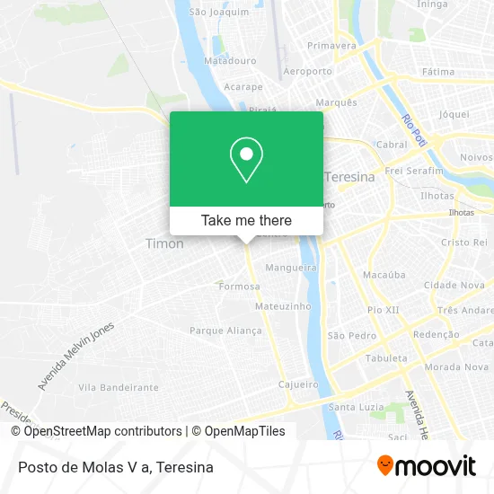 Posto de Molas V a map