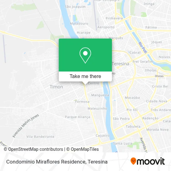 Condominio Miraflores Residence map