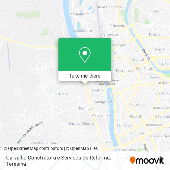 Carvalho Construtora e Servicos de Reforma map