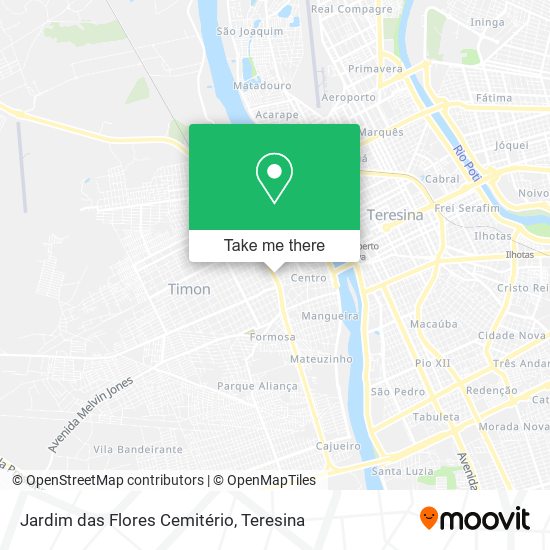 Jardim das Flores Cemitério map