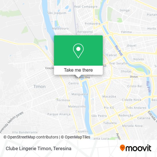 Clube Lingerie Timon map