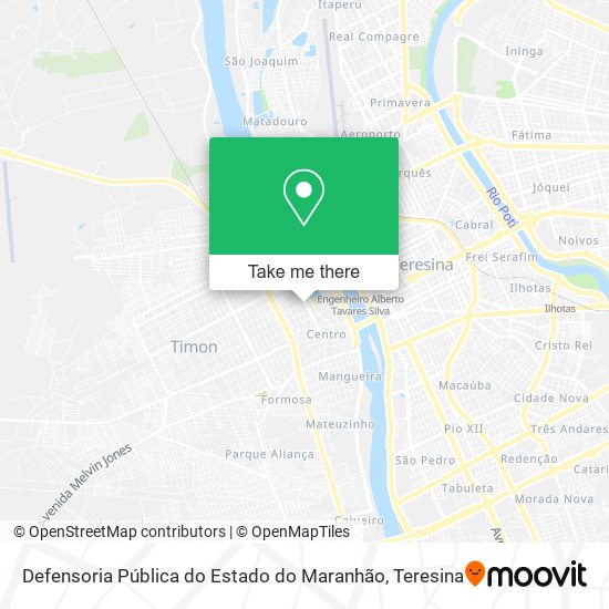 Defensoria Pública do Estado do Maranhão map