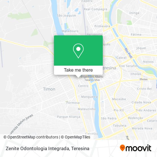 Zenite Odontologia Integrada map