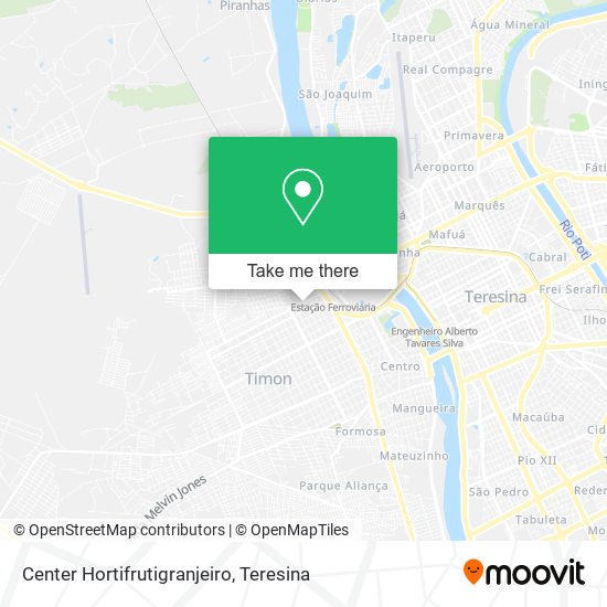 Center Hortifrutigranjeiro map
