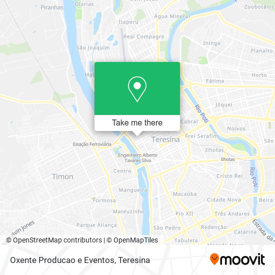 Oxente Producao e Eventos map