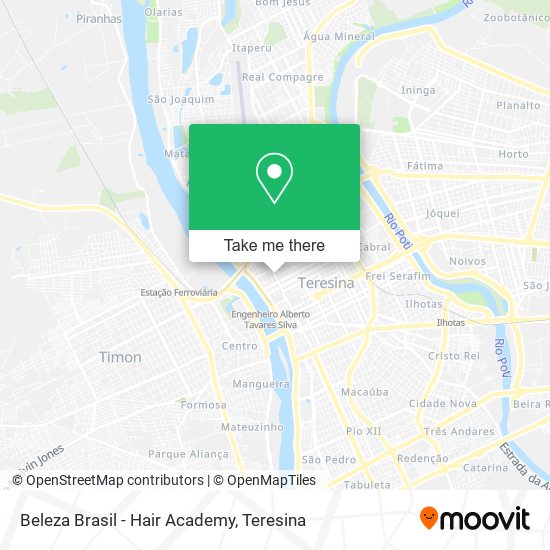 Beleza Brasil - Hair Academy map