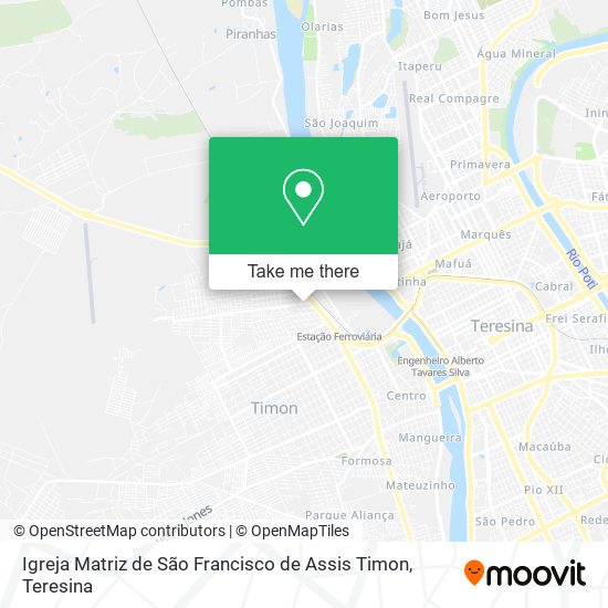 Igreja Matriz de São Francisco de Assis Timon map