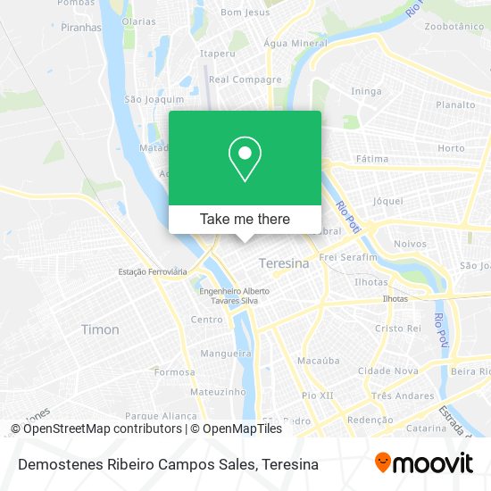 Demostenes Ribeiro Campos Sales map