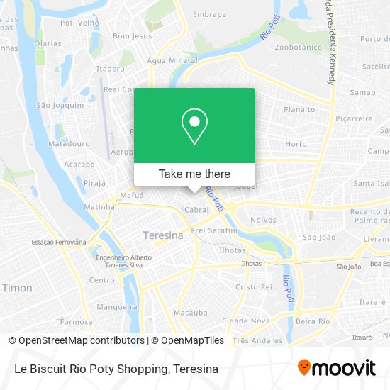 Le Biscuit Rio Poty Shopping map