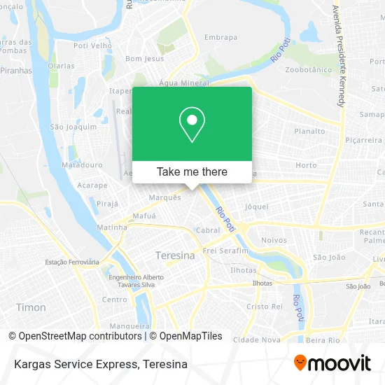 Kargas Service Express map