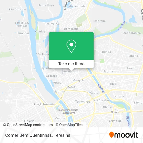 Comer Bem Quentinhas map