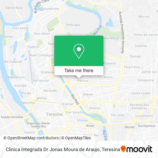 Clinica Integrada Dr Jonas Moura de Araujo map