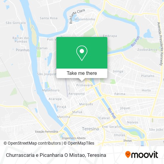 Churrascaria e Picanharia O Mistao map