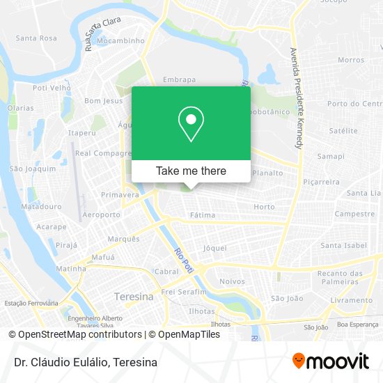 Dr. Cláudio Eulálio map