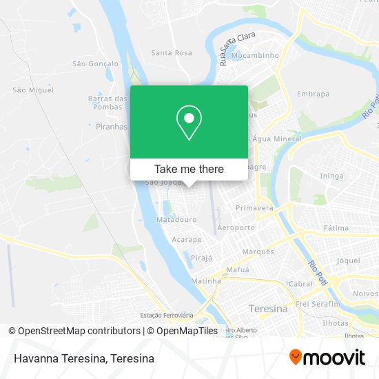 Havanna Teresina map