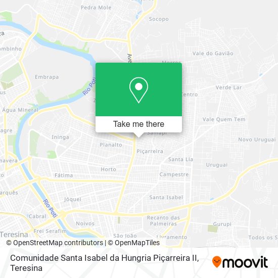 Comunidade Santa Isabel da Hungria Piçarreira II map