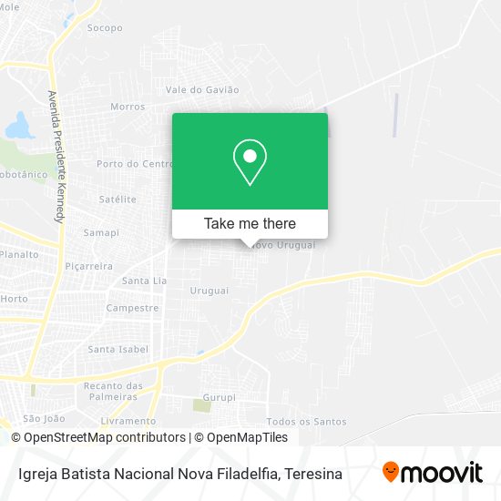 Igreja Batista Nacional Nova Filadelfia map