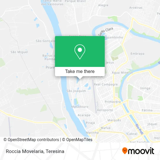 Roccia Movelaria map