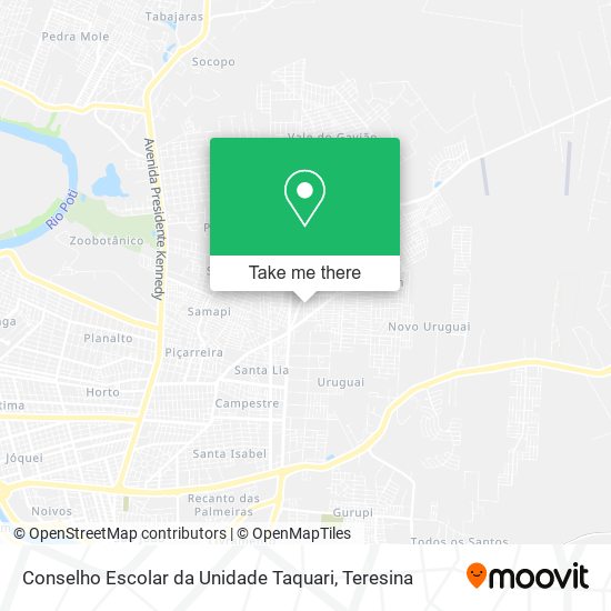 Conselho Escolar da Unidade Taquari map
