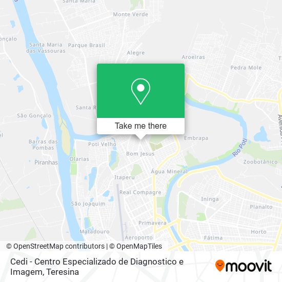 Mapa Cedi - Centro Especializado de Diagnostico e Imagem