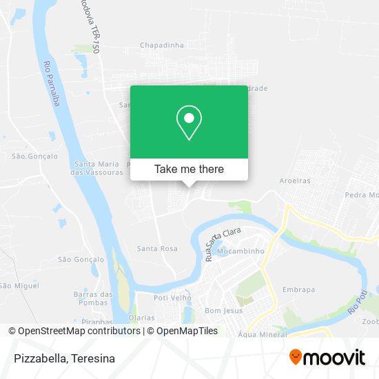 Pizzabella map