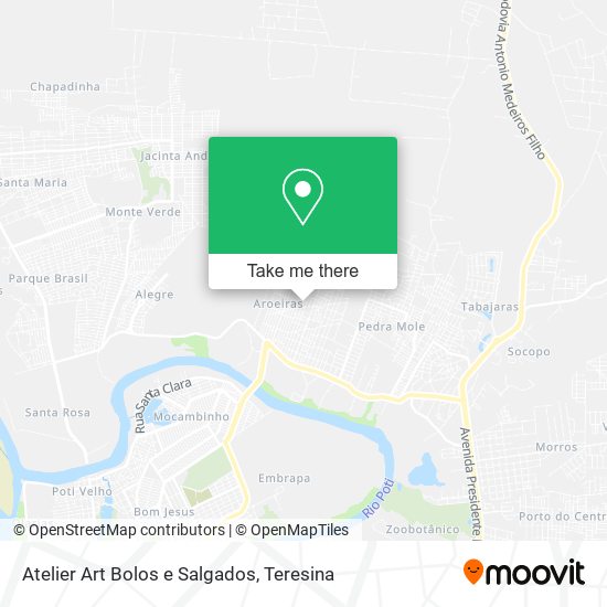 Atelier Art Bolos e Salgados map