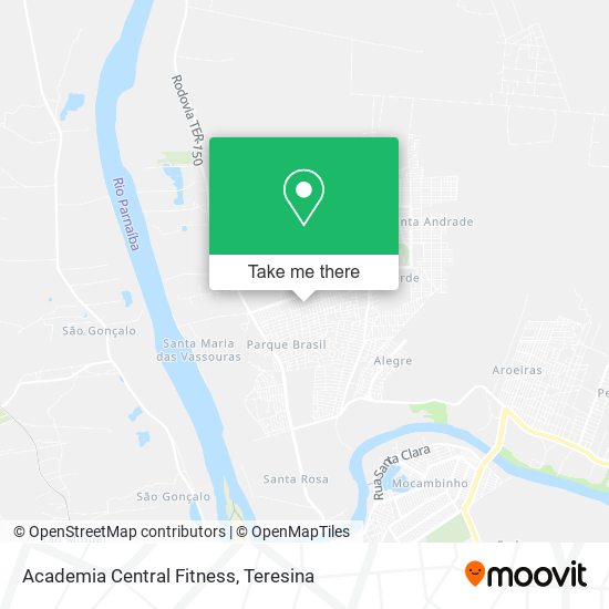Academia Central Fitness map