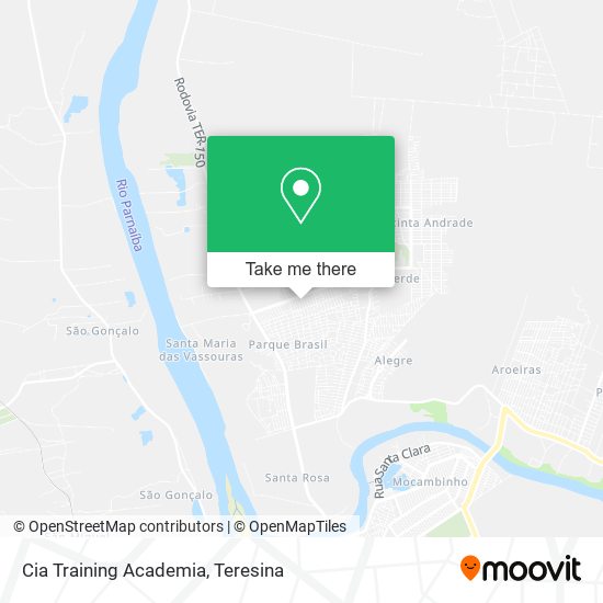Cia Training Academia map