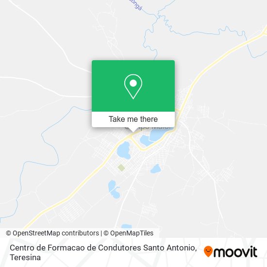 Centro de Formacao de Condutores Santo Antonio map