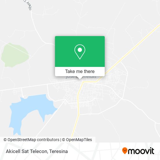 Mapa Akicell Sat Telecon
