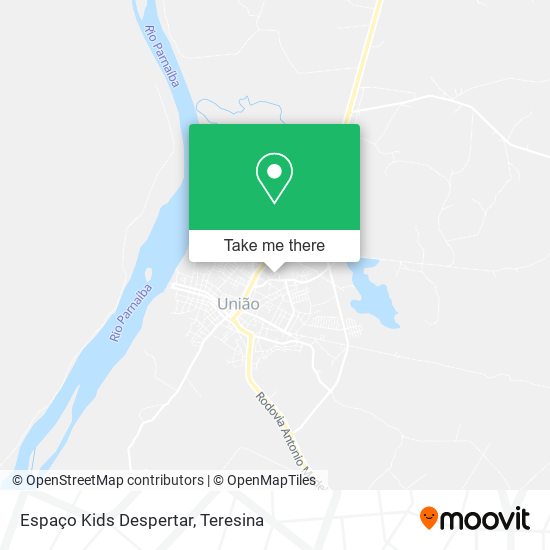 Espaço Kids Despertar map