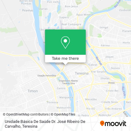 Unidade Básica De Saúde Dr. José Ribeiro De Carvalho map