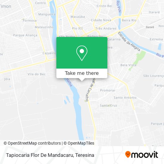Tapiocaria Flor De Mandacaru map