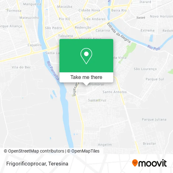 Frigorificoprocar map