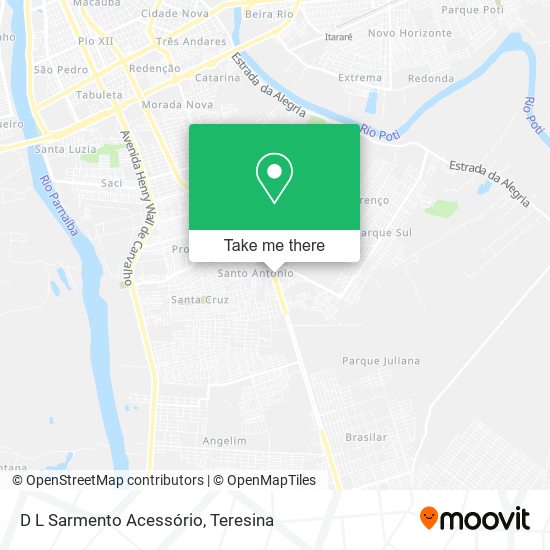 D L Sarmento Acessório map