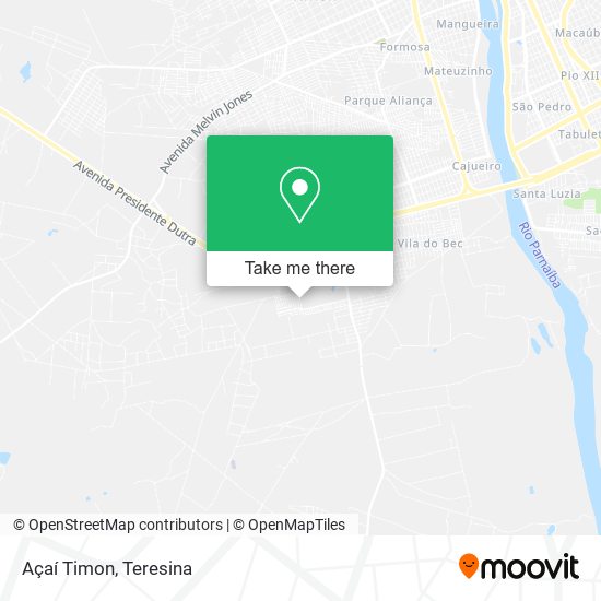 Açaí Timon map