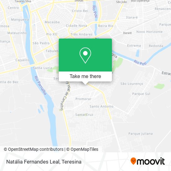 Natália Fernandes Leal map