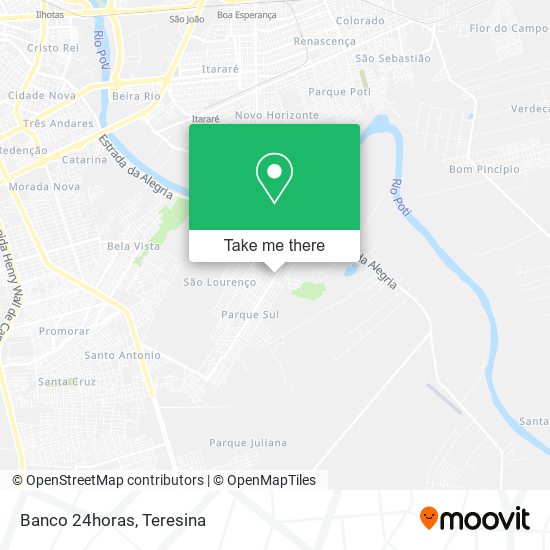 Banco 24horas map