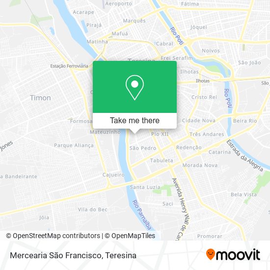 Mercearia São Francisco map