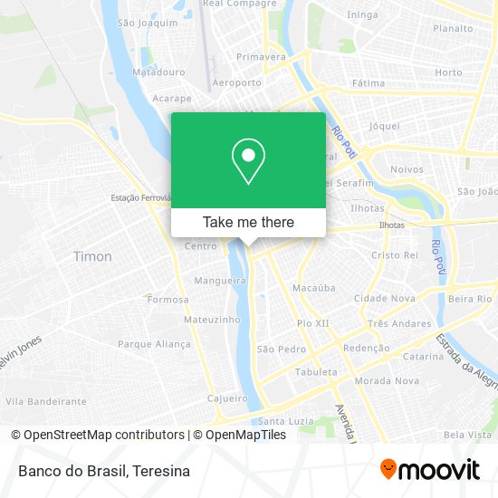 Banco do Brasil map