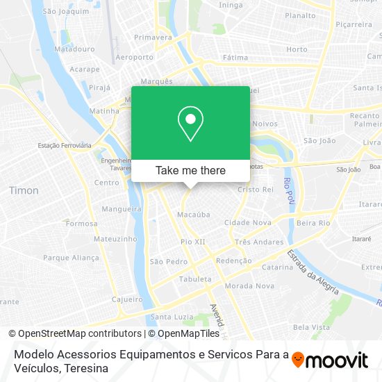 Modelo Acessorios Equipamentos e Servicos Para a Veículos map