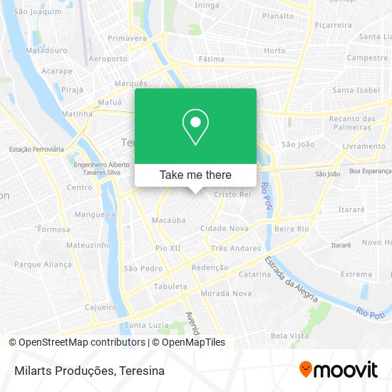 Milarts Produções map