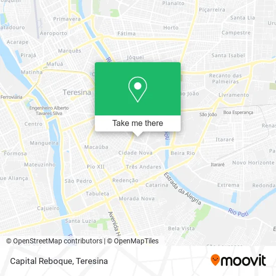 Capital Reboque map