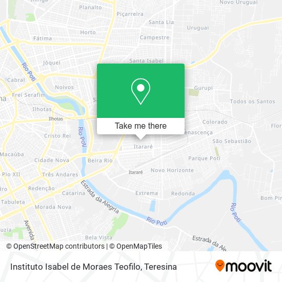 Instituto Isabel de Moraes Teofilo map
