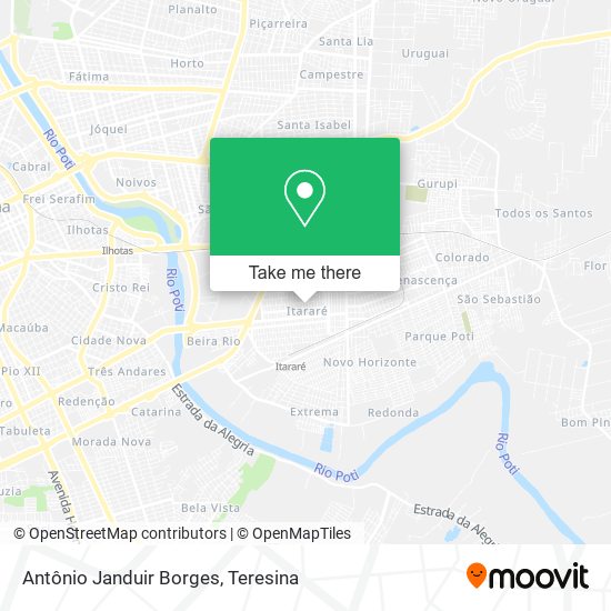 Antônio Janduir Borges map