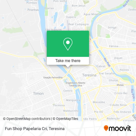 Fun Shop Papelaria Cri map