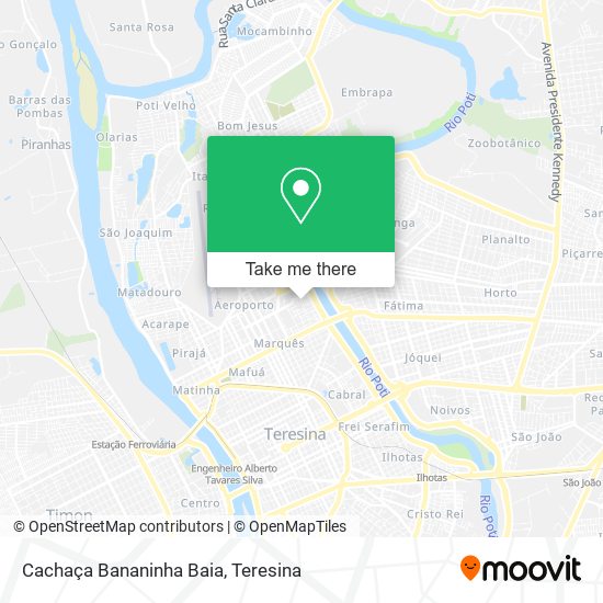 Cachaça Bananinha Baia map