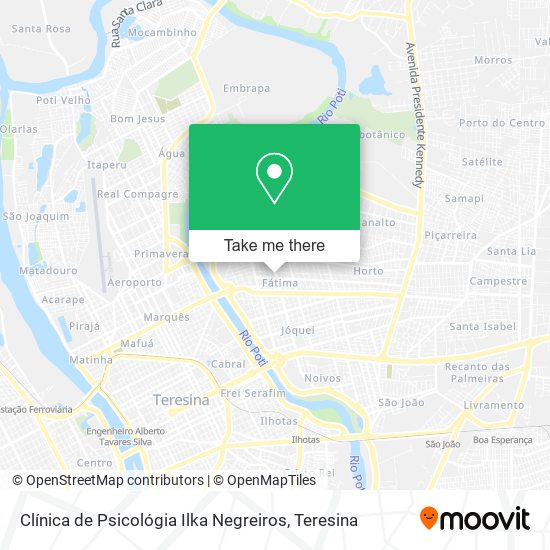Clínica de Psicológia Ilka Negreiros map